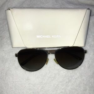 Michael Kors Polarized Aviator Sunglasses